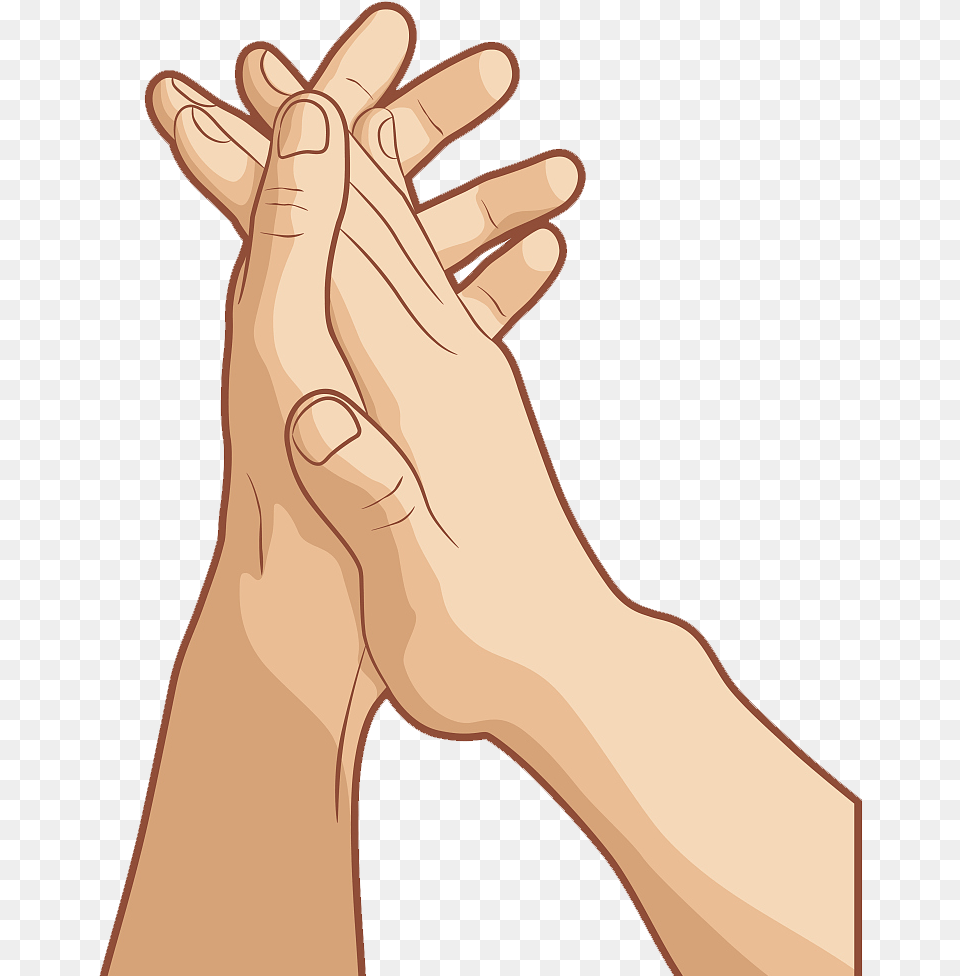 Picture Library Stock Hand Applause Clip Art And Welcome Taper Dans La Main, Massage, Person, Body Part, Finger Free Png