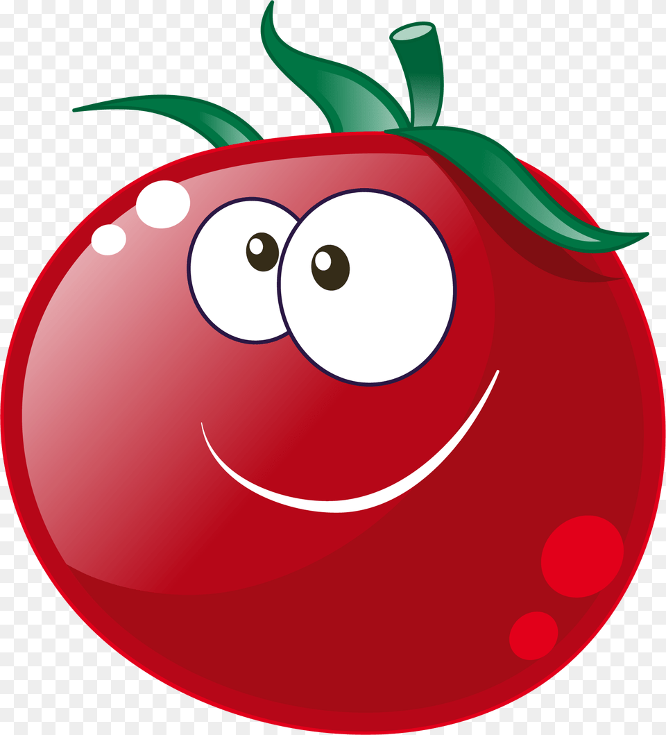 Picture Library Tomato Images Transparent Fruit Cartoon Transparent Background, Berry, Food, Plant, Produce Free Png Download