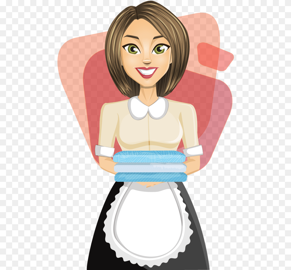 Picture Maid Clipart, Cleaning, Person, Book, Publication Png