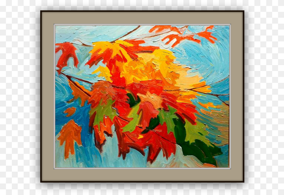 Picture Maple Leaf, Art, Modern Art, Painting, Plant Free Png Download