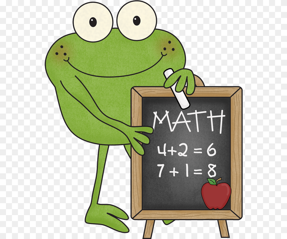 Picture Math Frog Clip Art, Blackboard Free Transparent Png