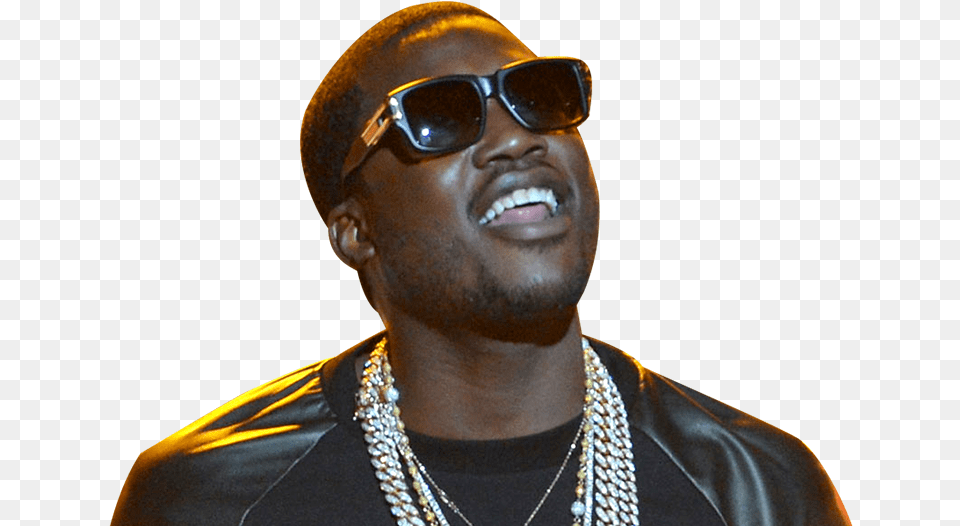 Picture Meek Mill, Accessories, Person, Necklace, Man Free Png Download