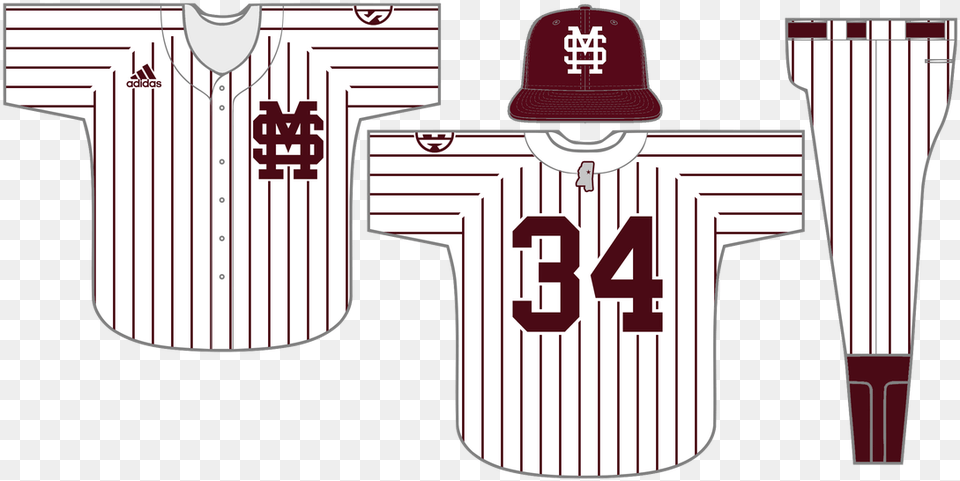 Picture Mississippi State Baseball Home Jersey, Baseball Cap, Shirt, Person, People Free Png Download