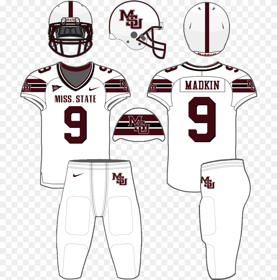 Picture Mississippi State Nike Logo, Clothing, Shirt, Helmet, American Football Free Png