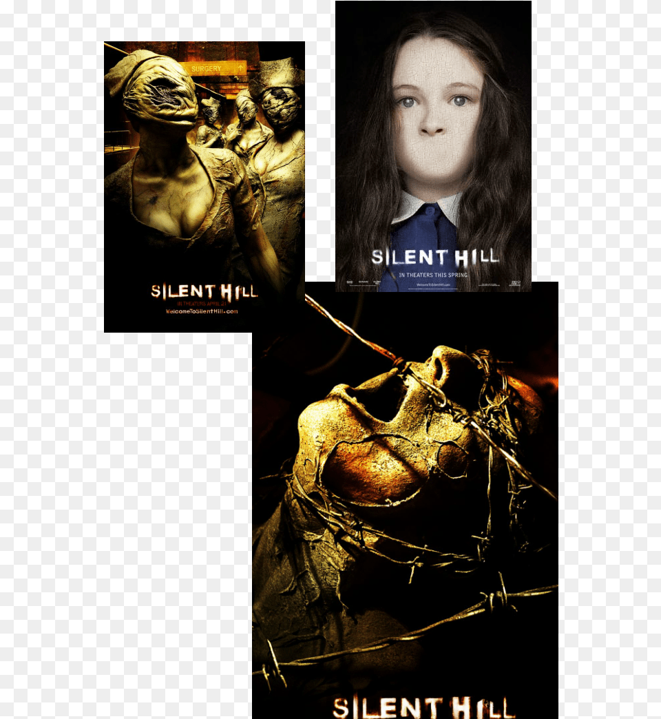 Picture Movie Silent Hill Poster, Adult, Publication, Person, Woman Free Png Download