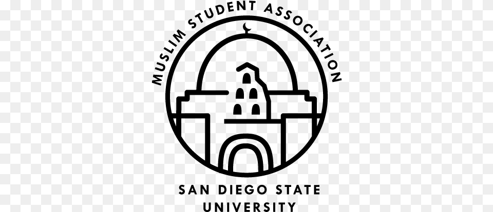 Picture Muslim Student Association Logo, Gray Free Transparent Png