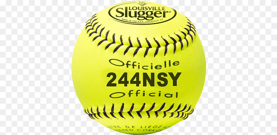 Picture Of 12quot Sb244nsy Softball Louisville Slugger 85 In Training Baseball Ball, Rugby, Rugby Ball, Sport, Tennis Png