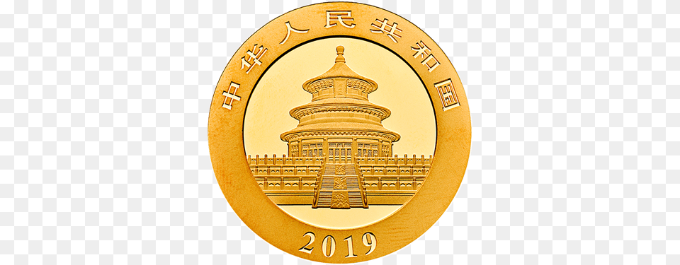 Picture Of 2019 8 Gram Chinese Gold Panda Temple Of Heaven Free Transparent Png
