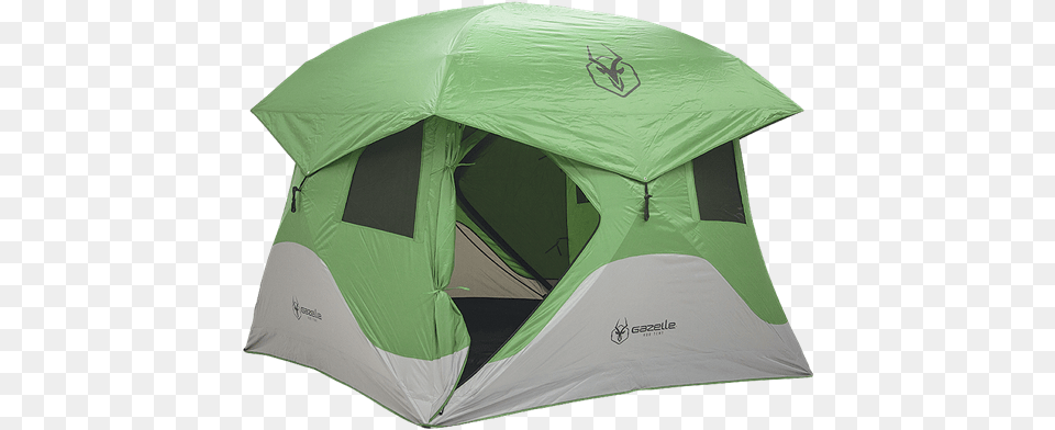 Picture Of 4 Person Gazelle T4 Hub Tent Green Gazelle Tent, Camping, Leisure Activities, Mountain Tent, Nature Free Png Download