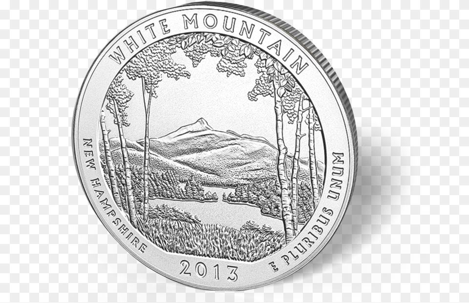 Picture Of 5 Oz Silver America The Beautiful Coin, Money, Nickel Free Png Download