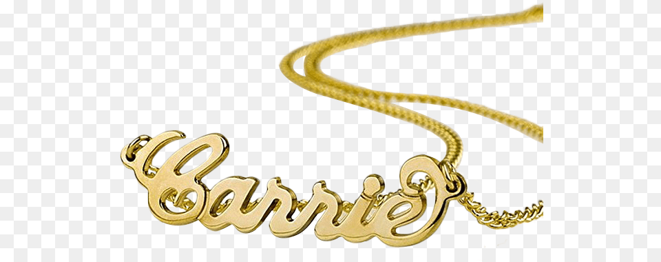 Picture Of 925 Sterling Silver Personalized Name Necklace Custom Name Necklace, Accessories, Jewelry, Gold, Reptile Free Transparent Png