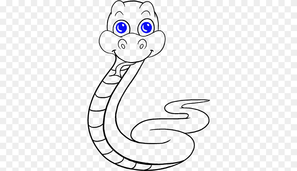 Picture Of A Cartoon Snake, Animal, Cat, Mammal, Pet Free Png
