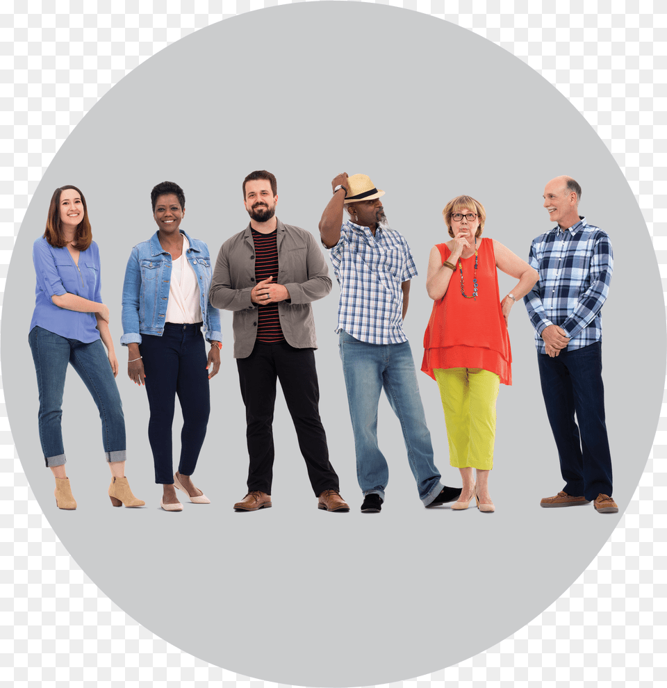 Picture Of A Group Of People Family, Pants, Footwear, Person, Clothing Free Png