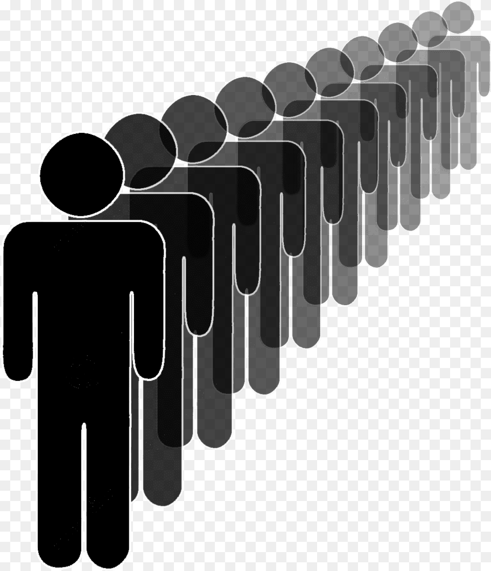 Picture Of A Queue Of People Line Of People Free Transparent Png