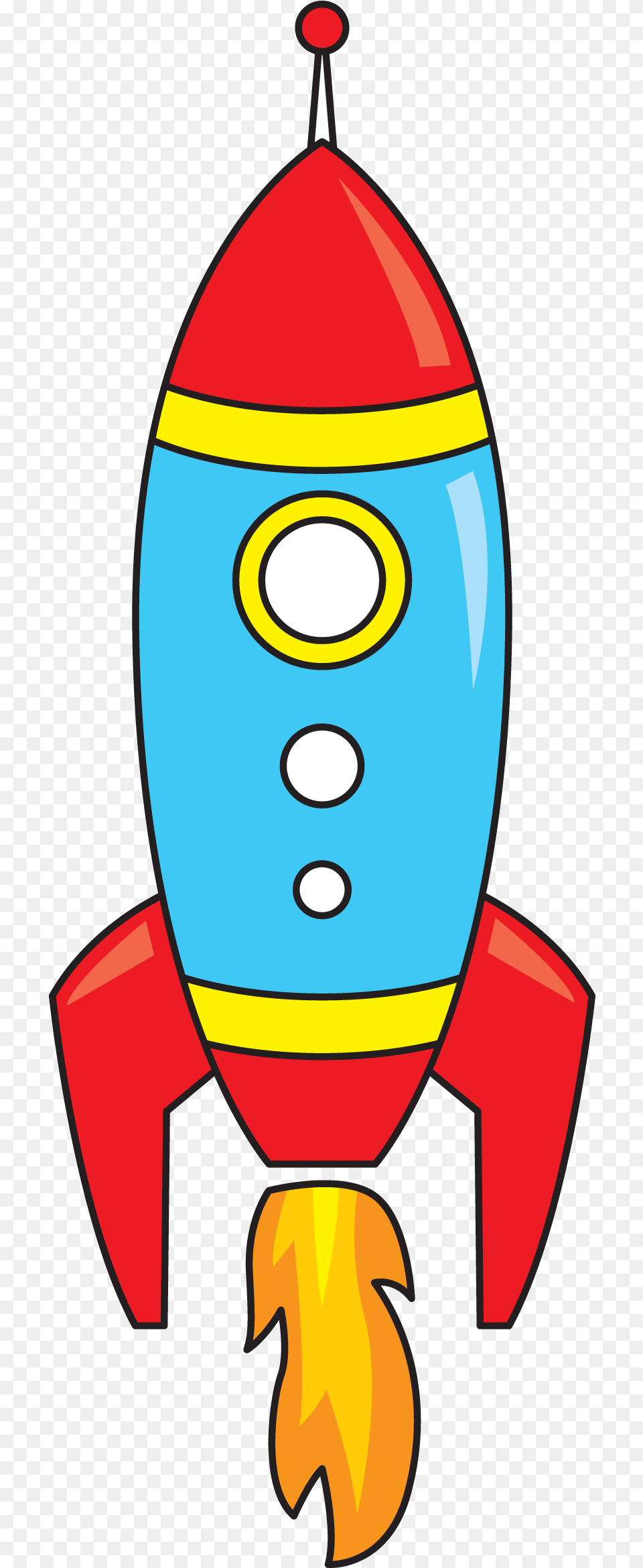 Picture Of A Rocket Outer Space Clip Art, Weapon Free Transparent Png