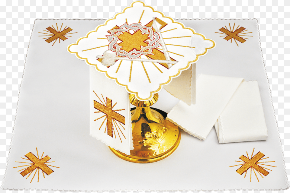 Picture Of Altar Linen Set Corporal Eucharist, People, Person, Food, Sweets Free Png