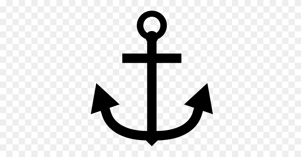 Picture Of An Anchor Group, Gray Free Png