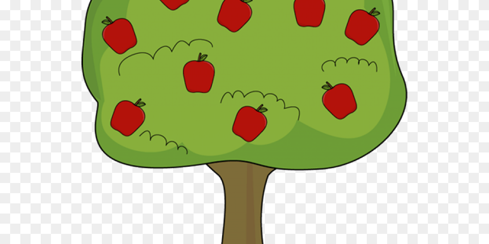 Picture Of An Cartoon Transparent Apple Tree, Berry, Food, Fruit, Plant Png