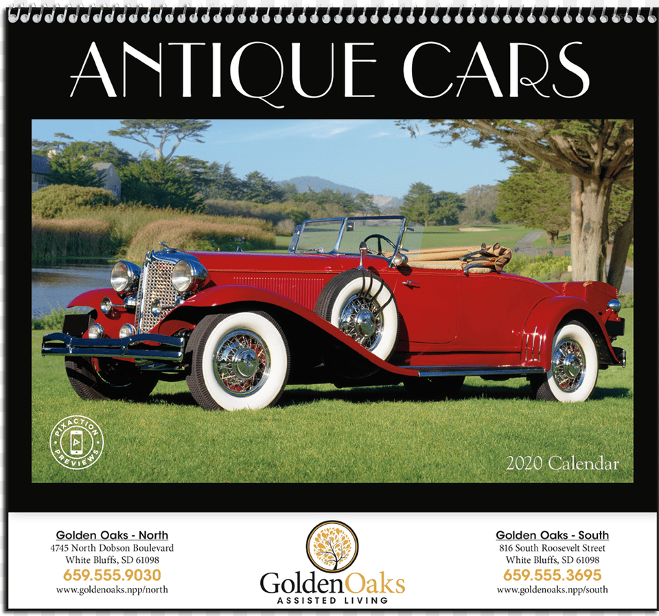 Picture Of Antique Cars Wall Calendar 1931 Chrysler Imperial, Advertisement, Car, Transportation, Vehicle Free Transparent Png