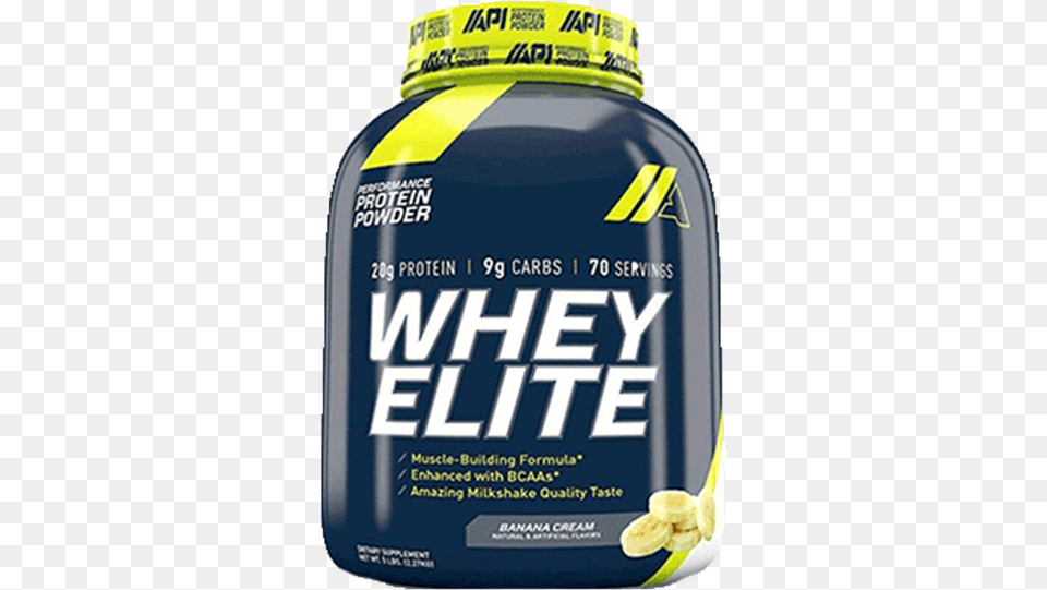 Picture Of Api Whey Elite 5lb Whey Elite Protein Banana, Can, Tin Png