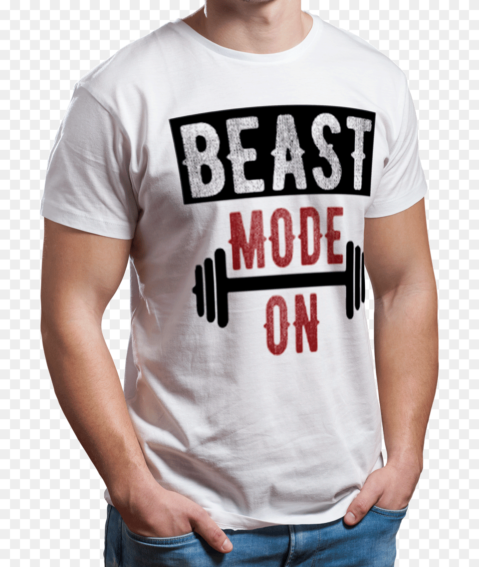 Picture Of Beast Mode On T Shirt Abhinandan T Shirt, Clothing, T-shirt, Jeans, Pants Free Transparent Png