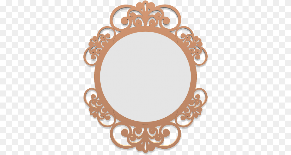 Picture Of Callea Design Vienna Wall Mirror Shabby Specchio Tortora, Oval Free Transparent Png