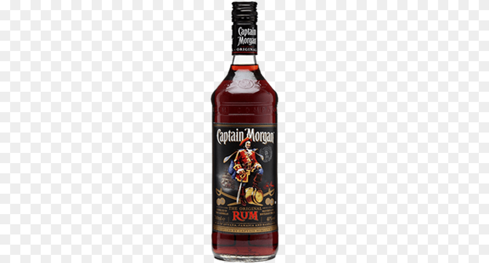 Picture Of Captain Morgan Jamaica Rum 1 Litre Captain Morgan Original Dark Rum, Alcohol, Liquor, Beverage, Ketchup Png