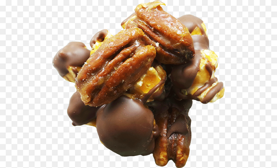 Picture Of Chocolate Caramel Pecan Date Palm, Food, Grain, Nut, Plant Png Image