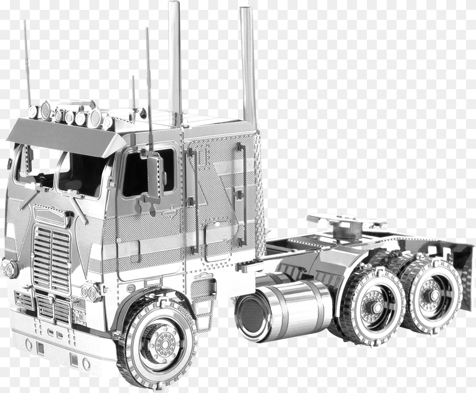 Picture Of Coe Truck Metal Earth Truck, Machine, Transportation, Vehicle, Wheel Free Png