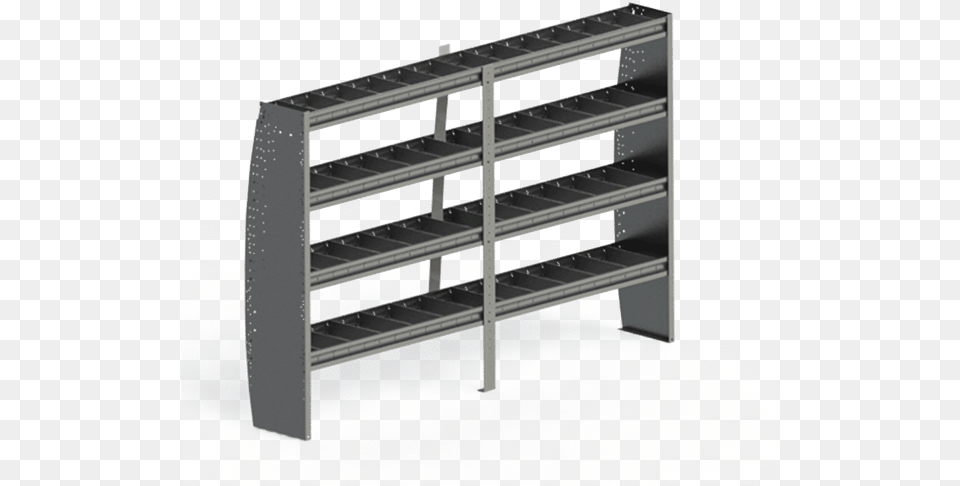 Picture Of Contoured Shelving With 4 Shelves Shelf, Furniture, Architecture, Building, Cabinet Png