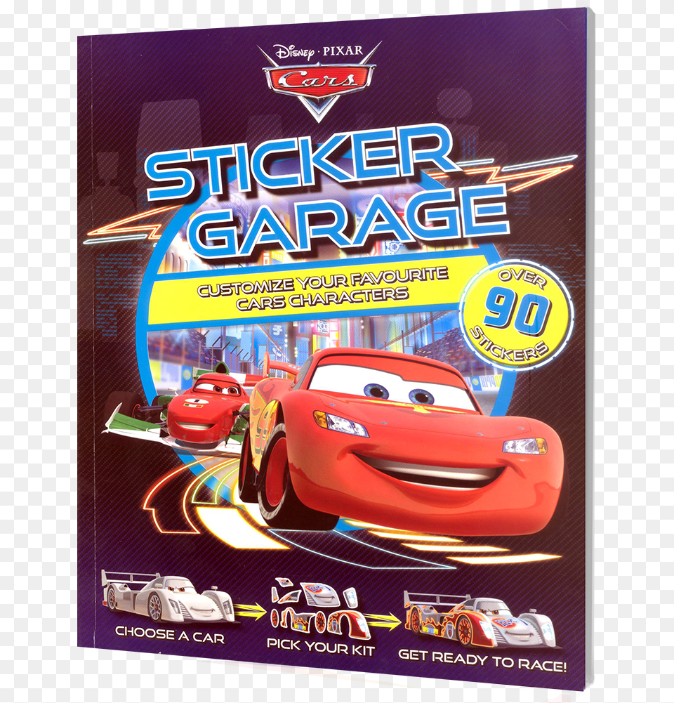 Picture Of Disney Pixar Cars Cars, Advertisement, Poster, Car, Transportation Free Png Download