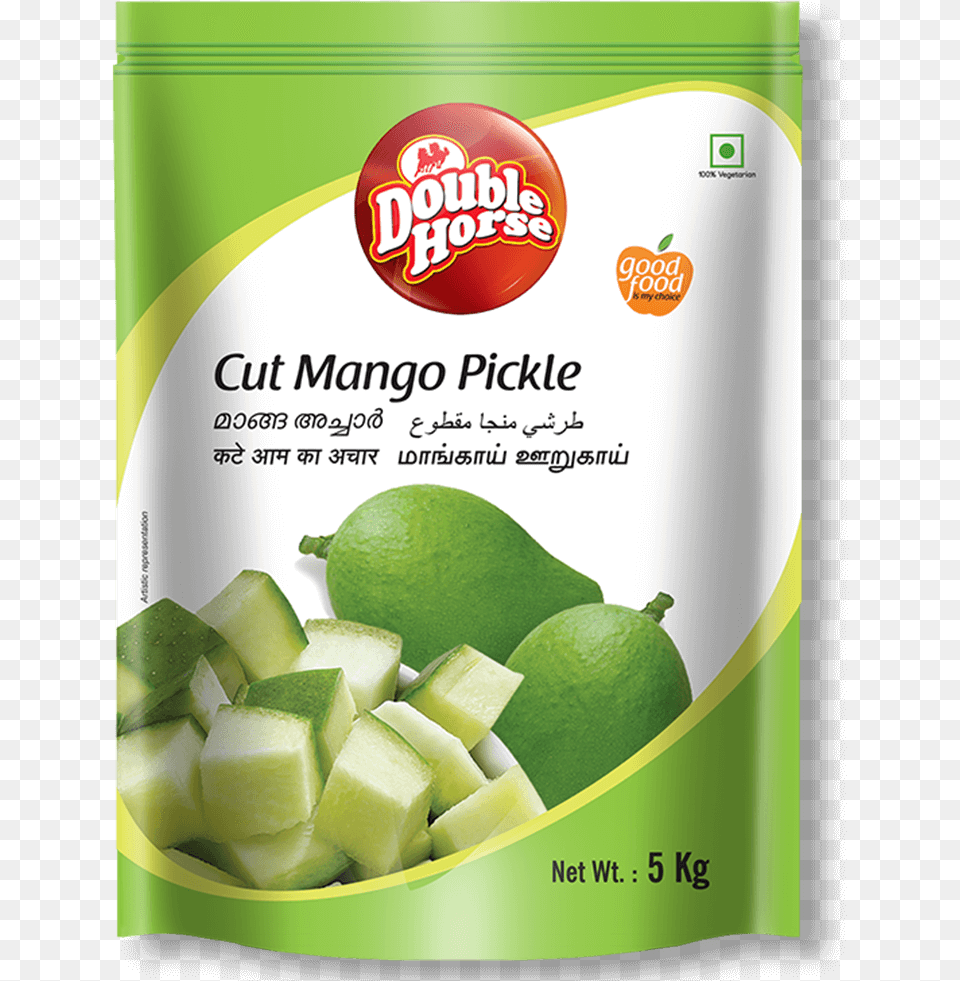 Picture Of Double Horse Cut Mango Pickle Double Horse Mango Pickle 100 G, Food, Fruit, Plant, Produce Free Png Download