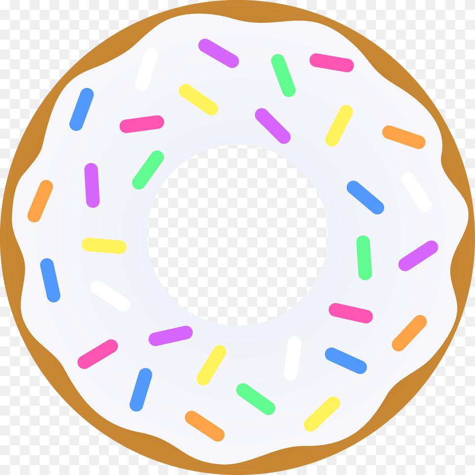 Picture Of Doughnut, Food, Sweets, Sprinkles, Donut Png Image