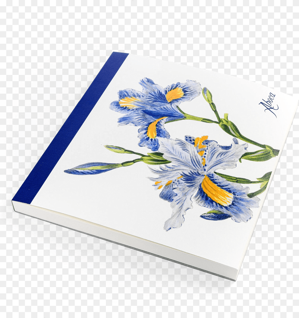 Picture Of Flower Desk Iris Iris, Book, Publication, Plant Png Image