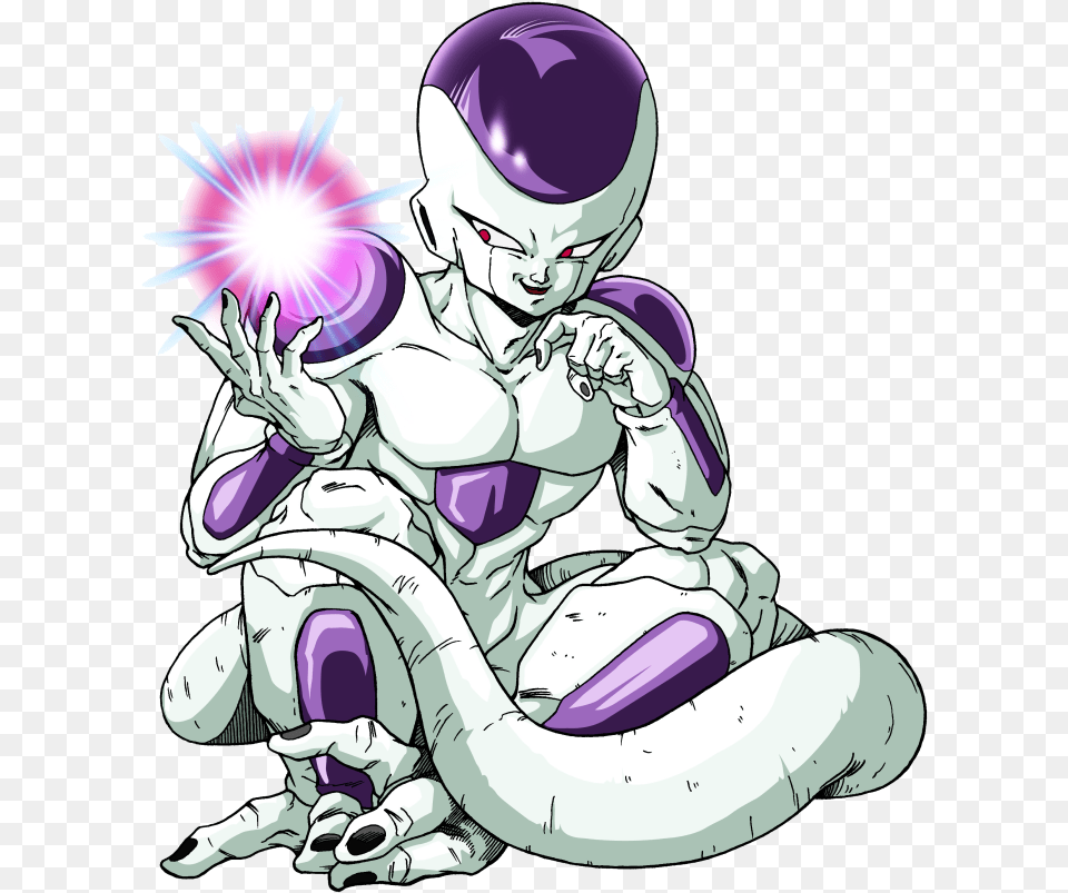 Picture Of Frieza From Dragon Ball Z With An Added Frieza Final Form Dbz, Book, Comics, Publication, Baby Png Image