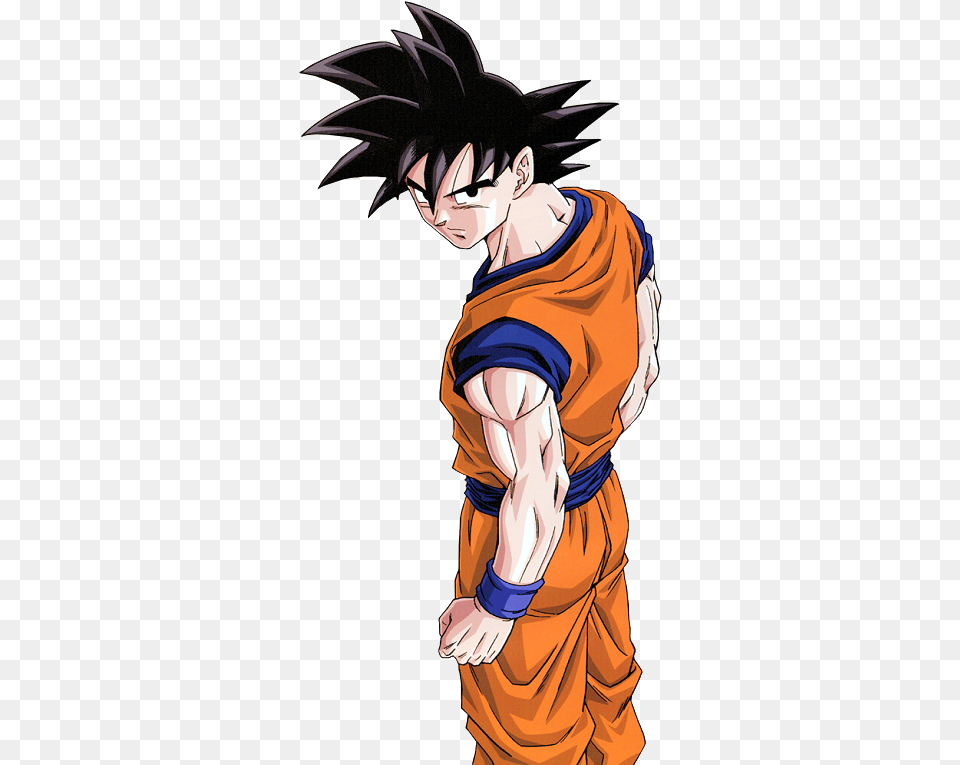Picture Of Goku From Dragon Ball Z With An Added Ddjvector Do Goku Normal Kamehameha, Book, Comics, Publication, Person Free Transparent Png