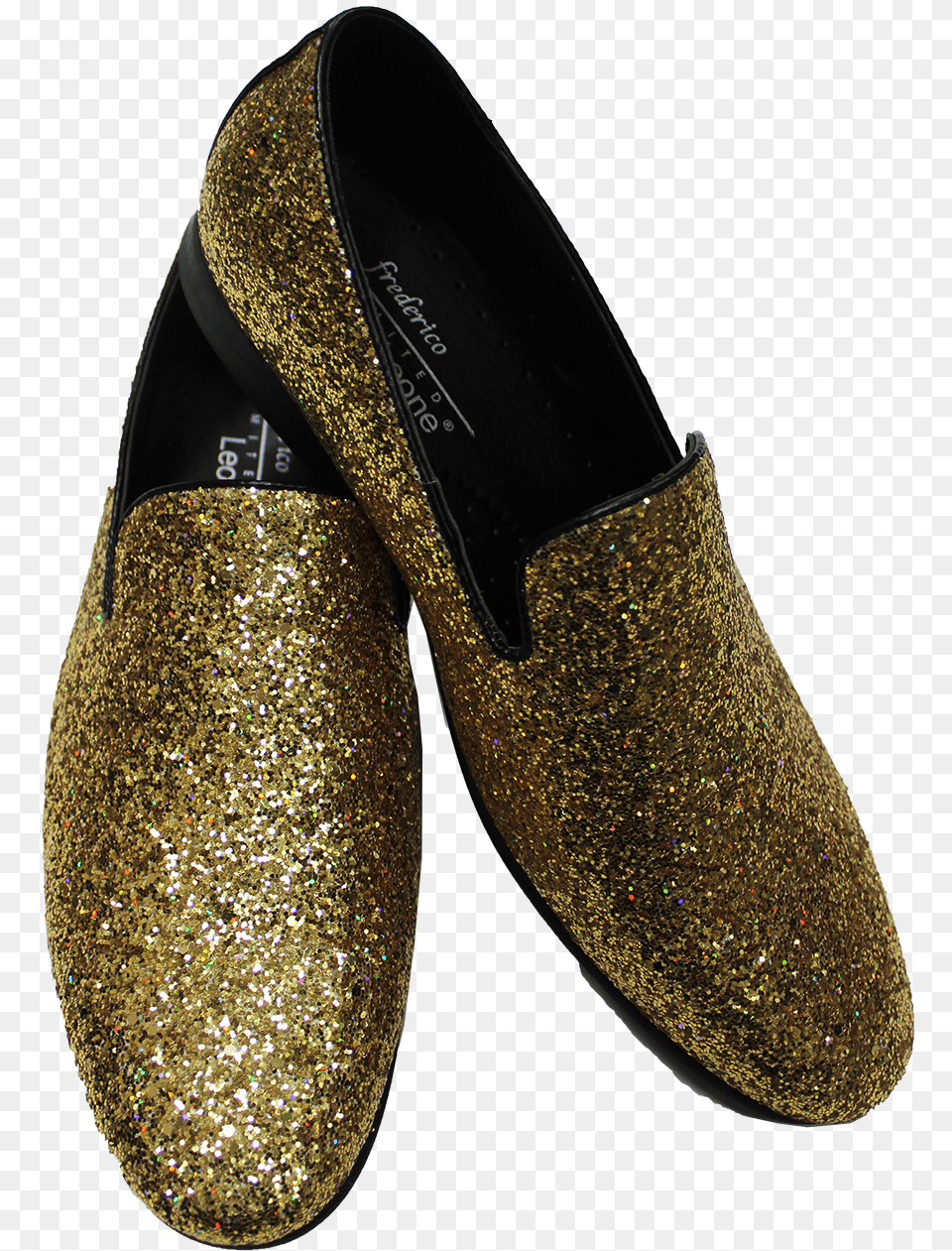 Picture Of Gold Sparkle Shoe Picture Of Gold Sparkle Slip On Shoe, Clothing, Footwear, Sneaker, High Heel Free Png