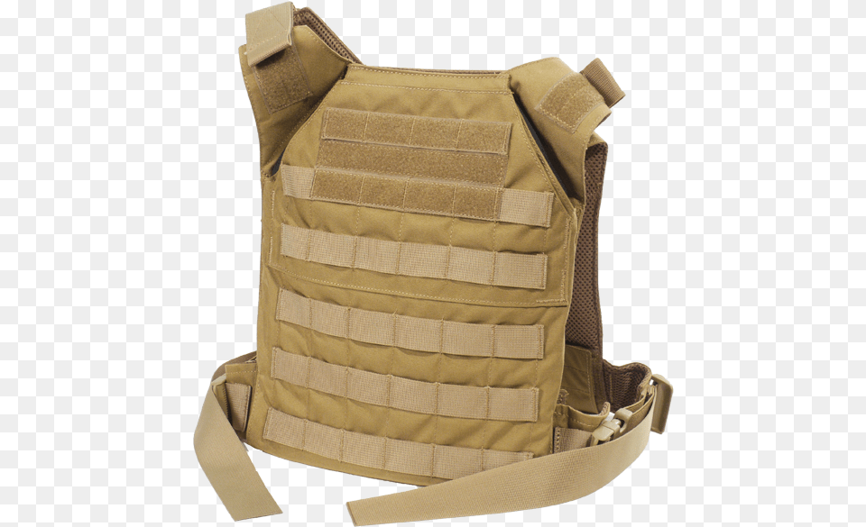 Picture Of Grey Ghost Plate Carrier Package W 2 Level Coyote Brown, Bag, Clothing, Lifejacket, Vest Png