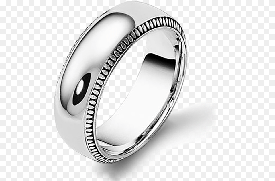 Picture Of Gzz Titanium Ring, Accessories, Jewelry, Platinum, Silver Png