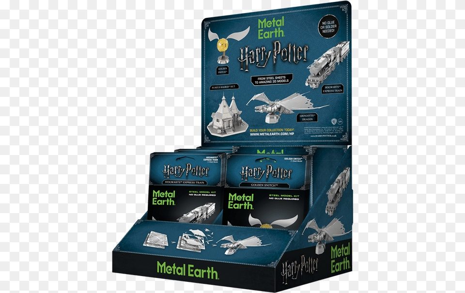 Picture Of Harry Potter Prepack Harry Potter Metal Model Kit, Advertisement, Aircraft, Spaceship, Transportation Free Transparent Png