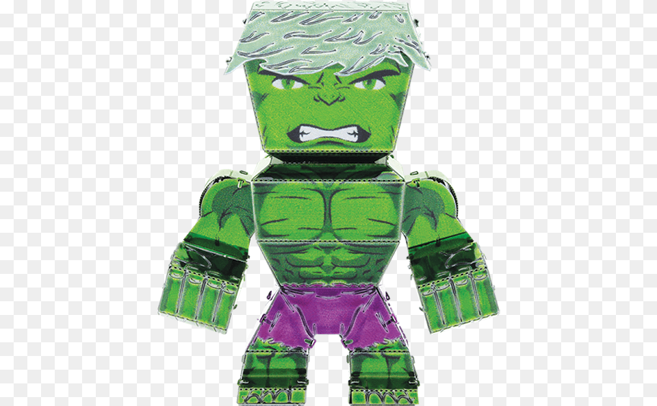 Picture Of Legends Hulk Marvel Avengers Metal Earth Legends Mini 3d, Green, Baby, Person, Face Free Png Download