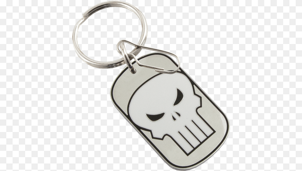 Picture Of Marvel Punisher Tag Enamel Key Chain Keychain, Accessories, Bag, Handbag Free Png