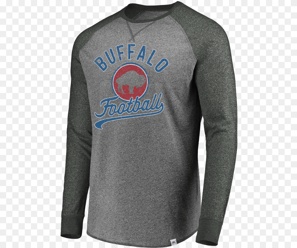 Picture Of Men S Nfl Buffalo Bills Historic Static Long Sleeved T Shirt, Clothing, Long Sleeve, Sleeve, Coat Free Transparent Png