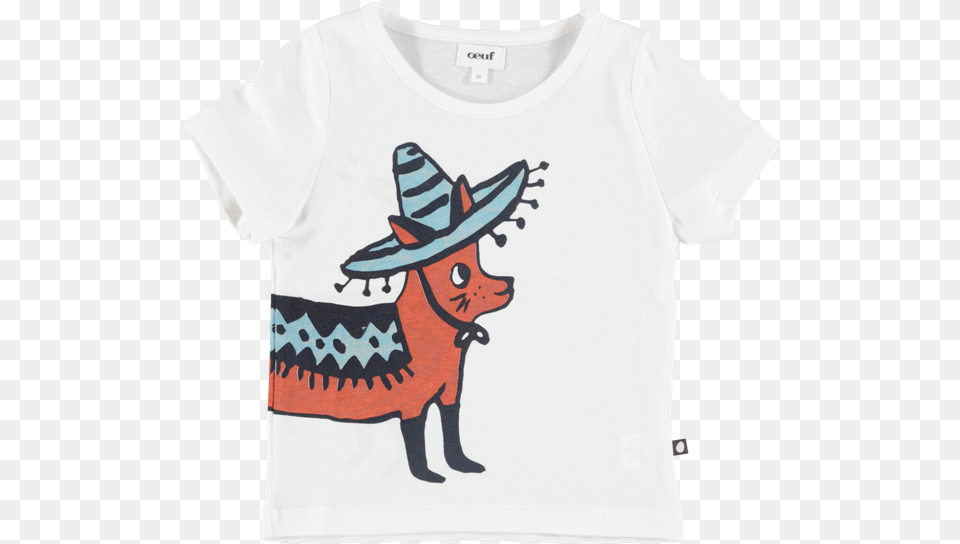 Picture Of Mexican Chihuahua Print T Shirt Ivory Multi T, Clothing, T-shirt, Hat Free Png Download
