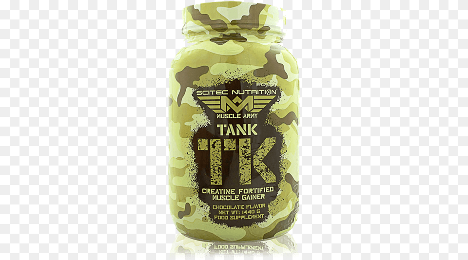 Picture Of Muscle Army Tank 1440 Gm Scitec Tank, Jar Png Image