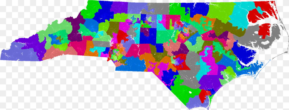 Picture Of Nc S Jaggy Rambling Districts Map Of North Carolina, Art, Graphics, Chart, Plot Free Png