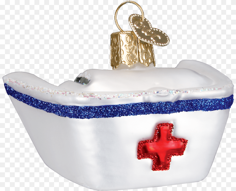 Picture Of Nurse39s Cap Christmas Ornament, Birthday Cake, Cake, Cream, Dessert Free Png