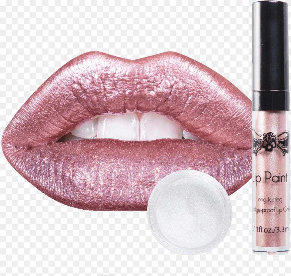 Picture Of Obsessed Metallic Lip Color Lip Gloss, Cosmetics, Lipstick, Body Part, Mouth Free Png