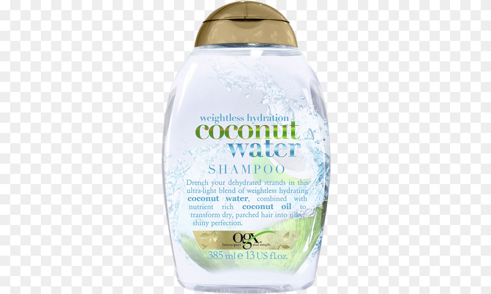 Picture Of Ogx Coconut Water Shampoo 385ml Bottle, Cosmetics Png Image