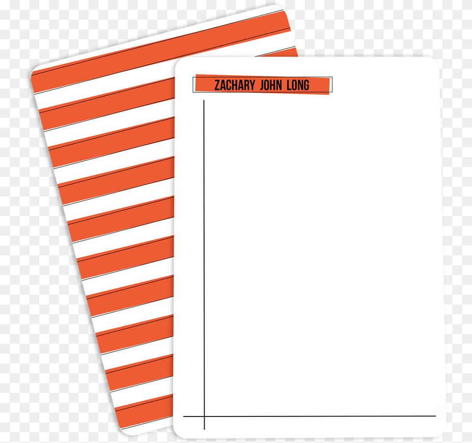 Picture Of Orange Striped Notecard Tan, Page, Text Free Transparent Png